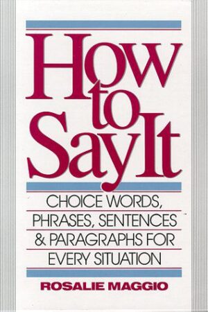 how to say it