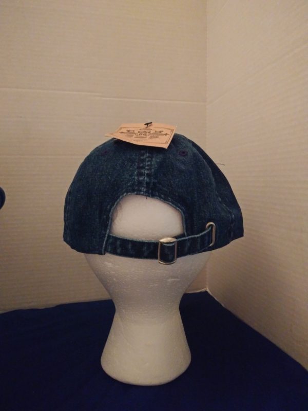Denim Baseball hat (back) by Route 66