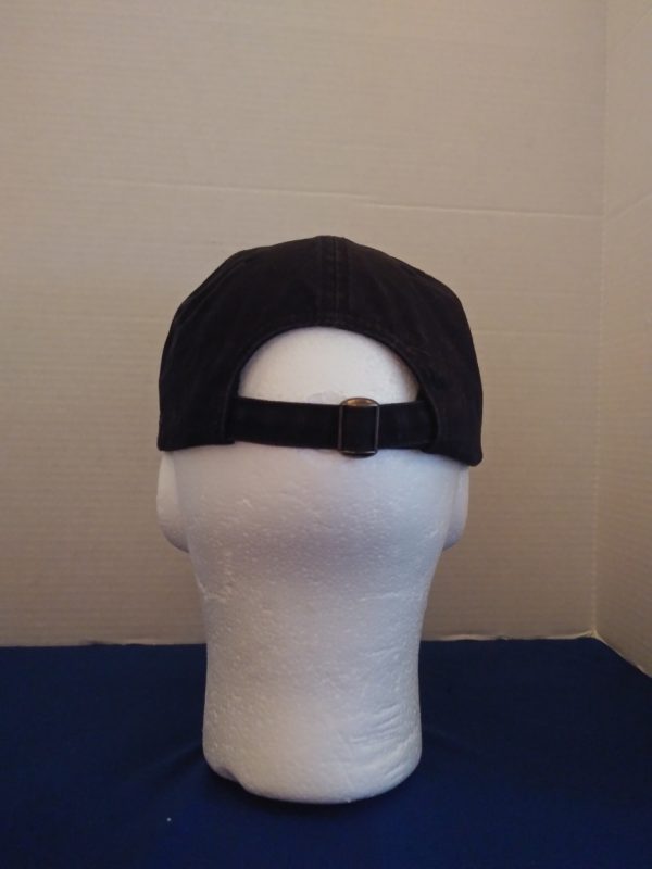 Distressed black baseball hat 3