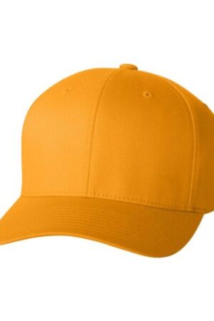 flexfit gold baseball hat