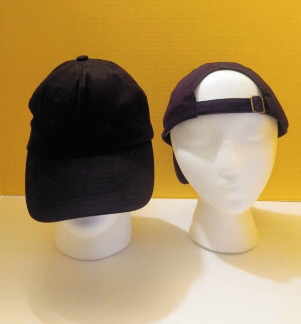 Black Baseball caps by "BIG Accessories"