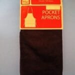 Black Bakers & Chefs bib apron with double waist pocket, OSFM 30 x 33 inches