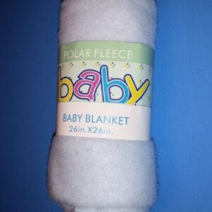 Polar fleece baby blanket by Duke Stevens