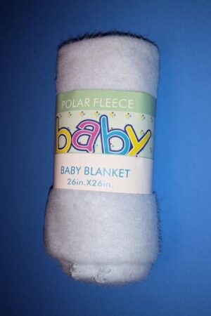 Polar fleece baby blanket by Duke Stevens