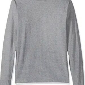 hanes beefy grey long sleeve tshirt