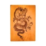 Dragon - Pyrography handmade by Colleen's Creations