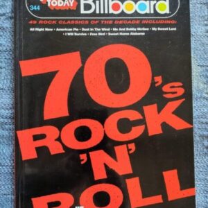 70's Rock N Roll sheet music book