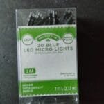 Blue LED Micro Lights in a box and can be used in crafts