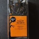 Orange LED Mini Light set in a clear box