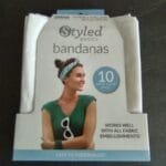 10 white bandanas