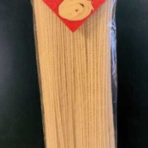 white chenille big pak 100pc