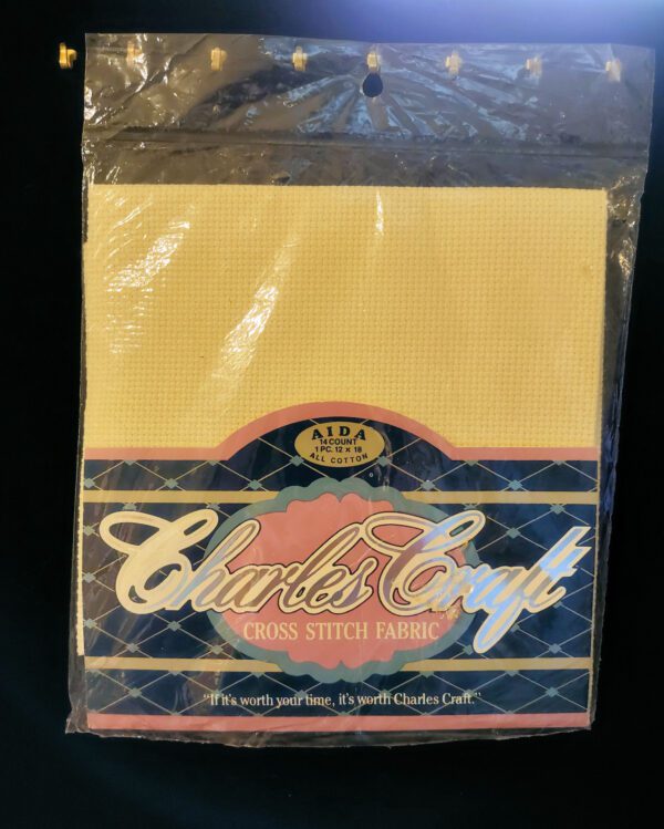cross stitch fabric front