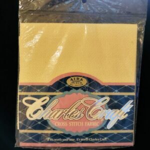 cross stitch fabric front