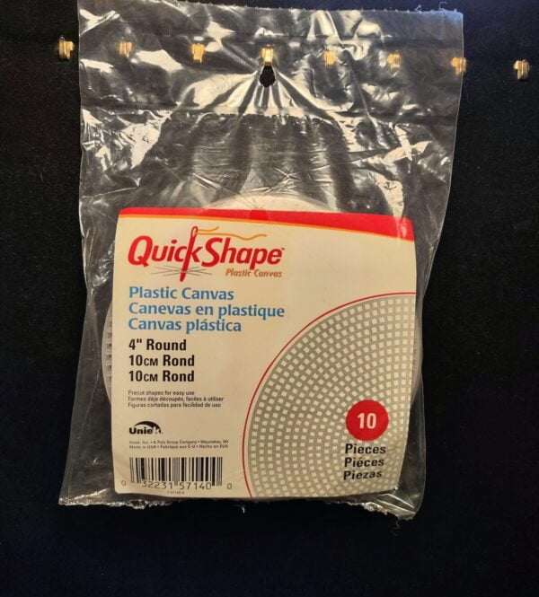 plastic canvas 4" round