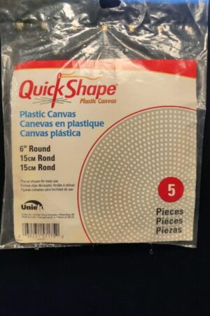plastic canvas 6" round