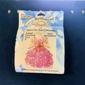 safety pin angel ornament