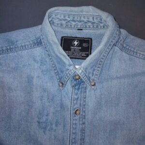 Thunder denim long sleeve shirt 1