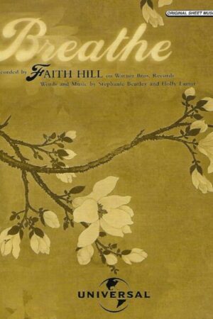 Breathe (sheet music) recorded by Faith Hill