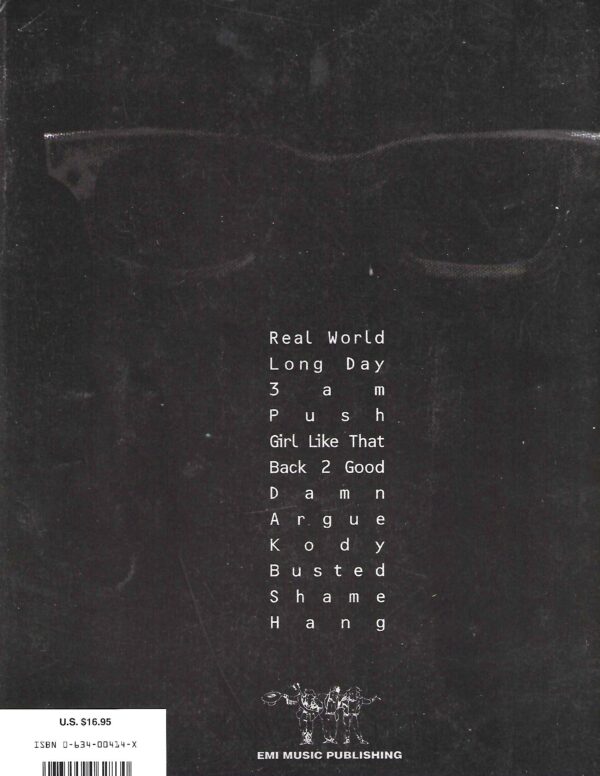 Matchbox 20: Yourself or someone like you: back page