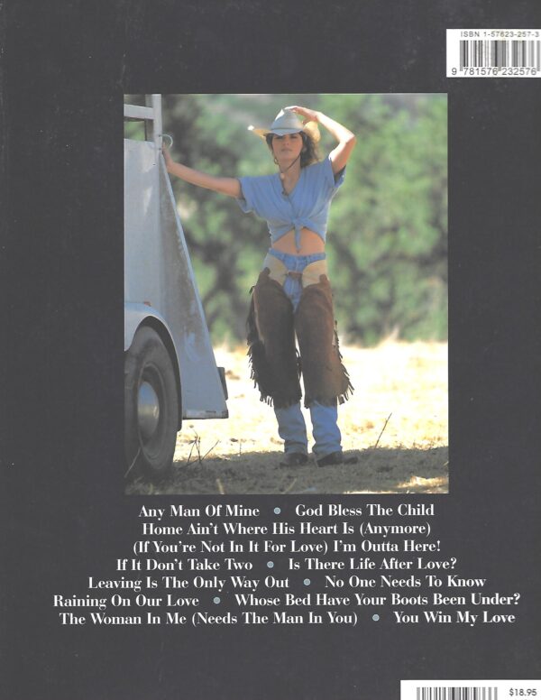Shania Twain: The woman in me: back page