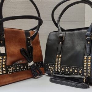 Studded Handbag/purse with strap and handles