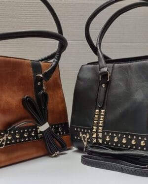 Studded Handbag/purse with strap and handles