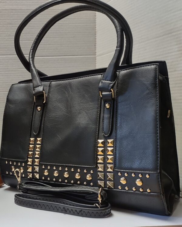 Studded Handbag/purse with strap and handles