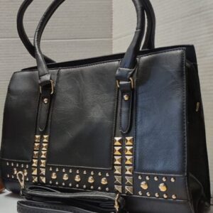 Studded Handbag/purse with strap and handles