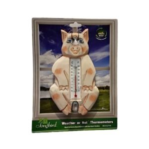 Outside small window Thermometer Sitting pig