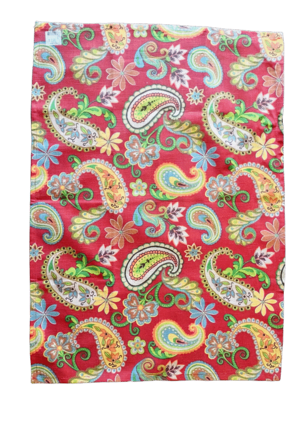 Vermillion dishtowel
