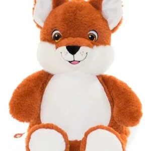 embroidered fox