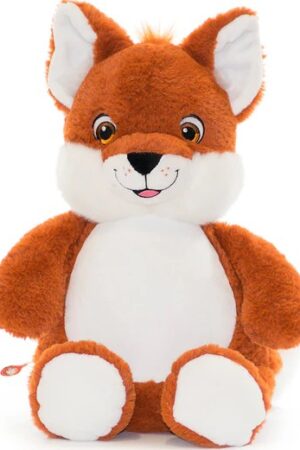 embroidered fox