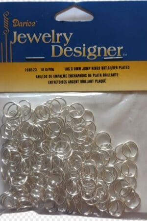 8 mm jump rings by darice