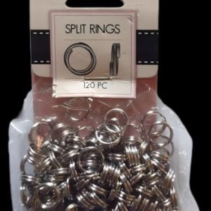 9 mm silver split rings by blue moon