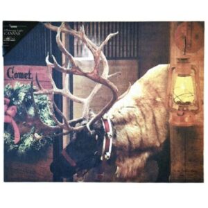 reindeer canvas