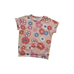 Katydid multi-color flower power top