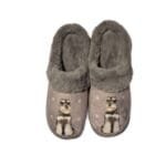 a pair of schnauzer snuggs slippers by E &BS Pets