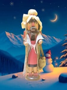 wooden nutcracker shepherd np