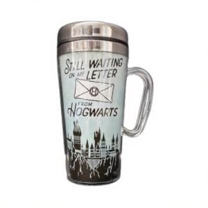 Still Waiting on my Letter travel mug from Hogwarts by Spoontiques