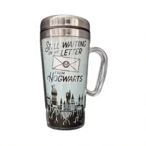 Still Waiting on my Letter travel mug from Hogwarts by Spoontiques