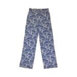 Magic Pantz blue and white swirl print