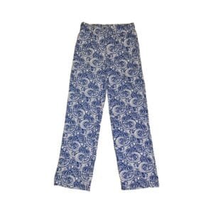 Magic Pantz blue and white print