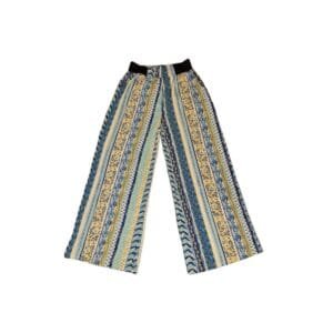 Magic Pantz blue paisley with front pockets