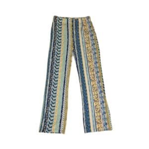 Blue Paisley magic Pantz with wide legs