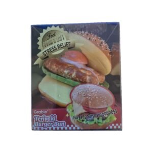 grabie teriyaki burger bun squishy glazed top